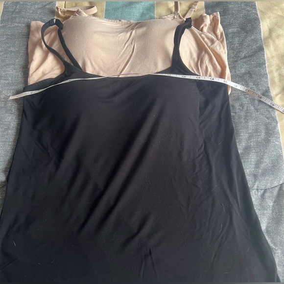 Elastic Waist Wide Leg Pants  (New) & build in bra tank (used one time) set - Picture 2 of 6